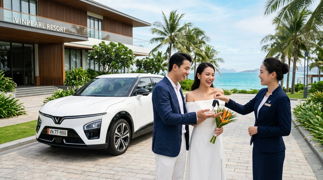 Cho thuê xe ô tô điện VinFast tự lái HD68