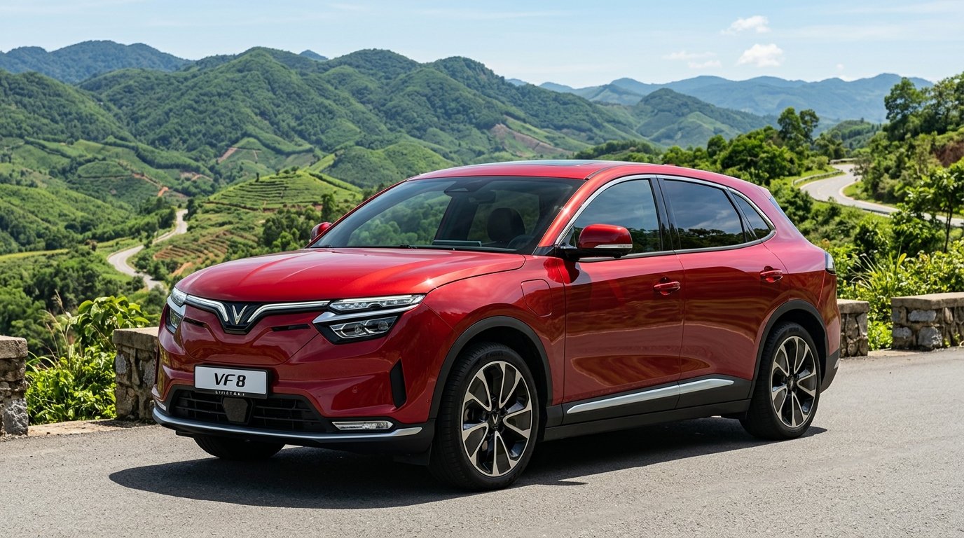 Cho thuê xe điện VinFast VF 8 thương gia 5 sao